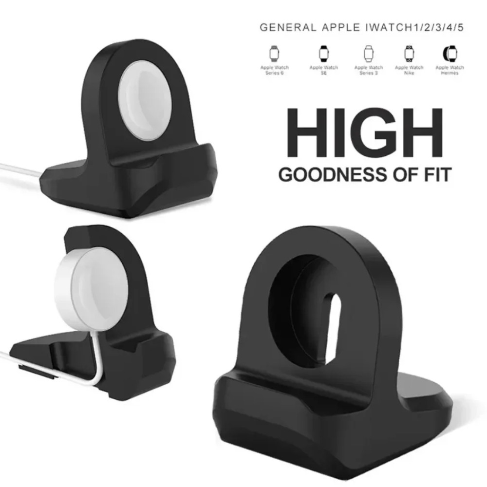 Wireless Charger Watch - Desktop Watch Charging Stand Silicone Dock