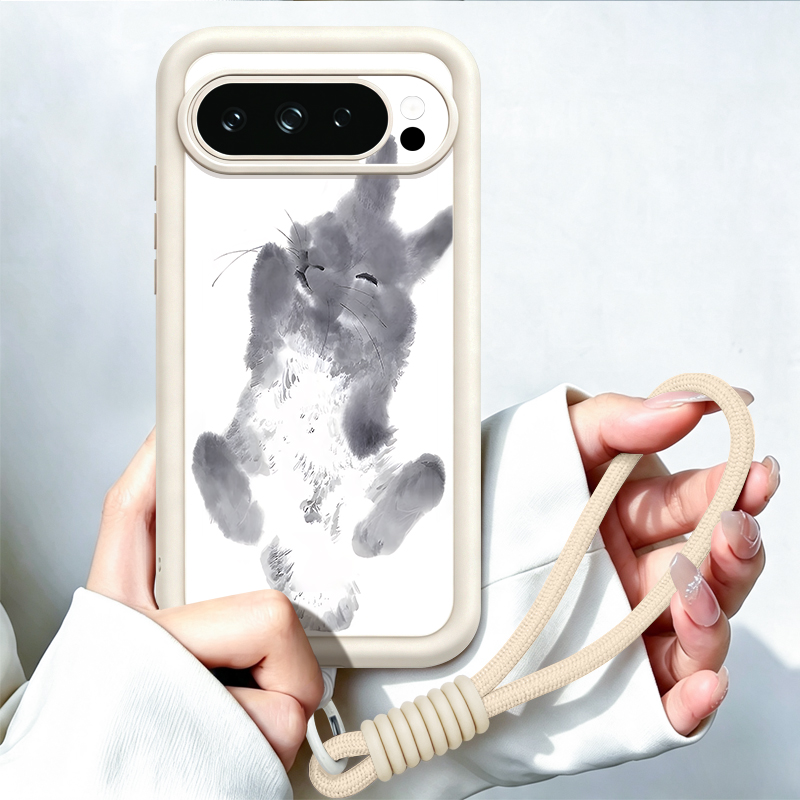 Google Pixel 9 Pro - Wrist Strap Lanyard Phone Case For