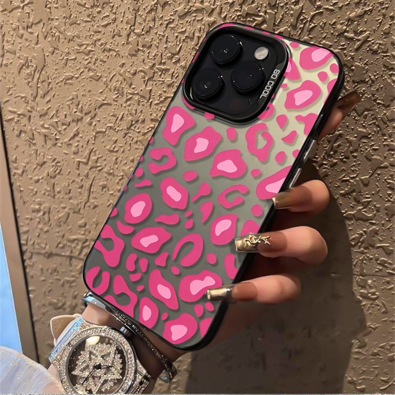 Pink Leopard Print Phone Case  - Samsung Galaxy S24 recension och pris