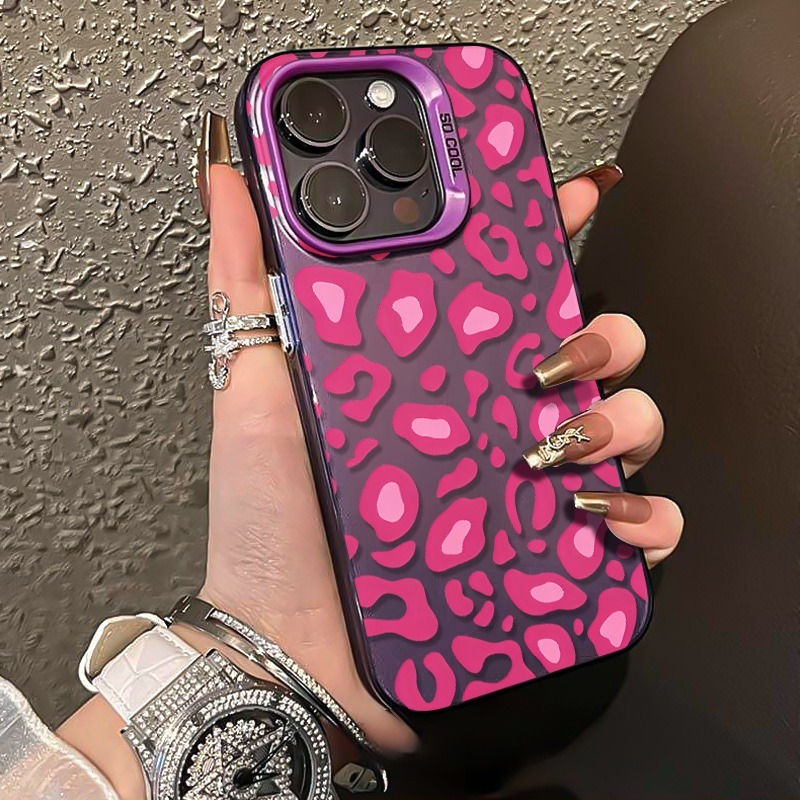 Pink Leopard Print Phone Case  - Samsung Galaxy S24 recension och pris