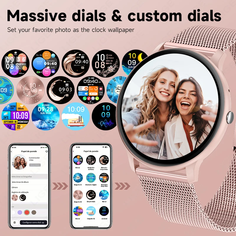 LIGE Bluetooth Call Smart Watc - Smartwatch Custom recension och pris