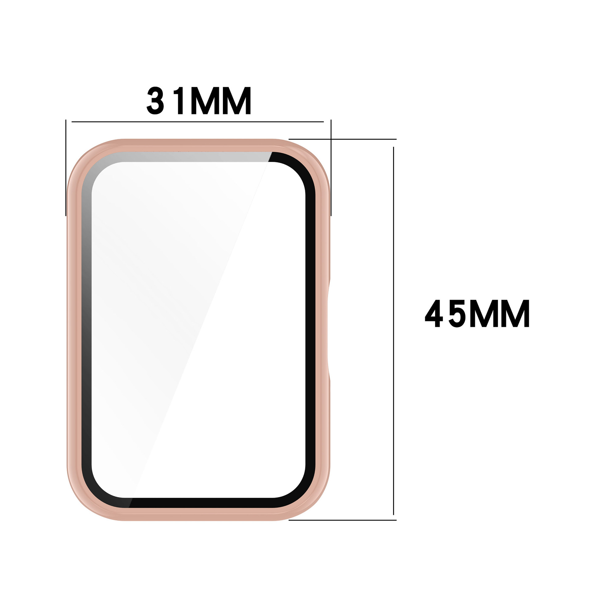 Glass+Case For Samsung Galaxy  - Samsung Smartwatch Accessories recension och pris