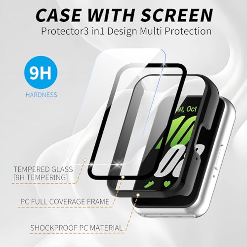 Glass+Case For Samsung Galaxy  - Samsung Smartwatch Accessories recension och pris