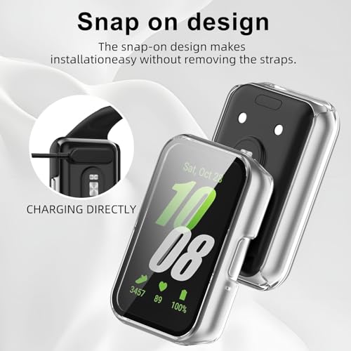 Glass+Case For Samsung Galaxy  - Samsung Smartwatch Accessories recension och pris