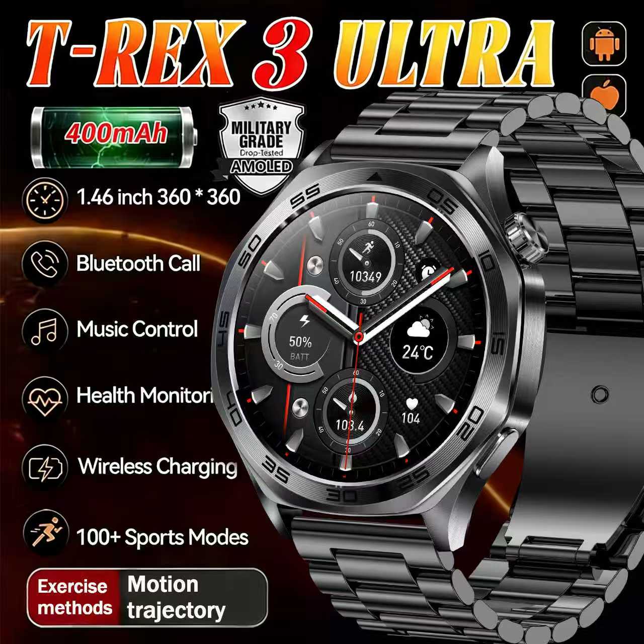 2026 Men Smart Watch 1.46inch  - Smartwatch Custom recension och pris