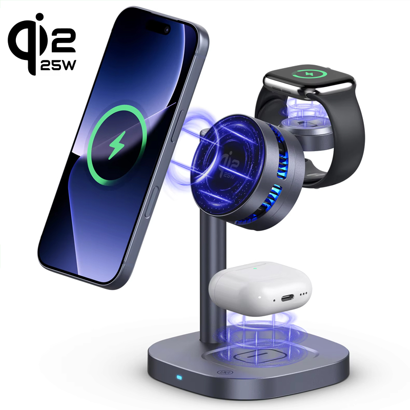 ICE Cooling Qi2.2 25W 3 in 1 M - Wireless Charger Watch recension och pris