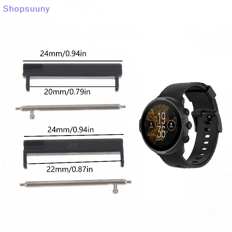 [SU]1Pair 24mm To 22mm/20mm Wr - Smartwatch Watch Accessories recension och pris