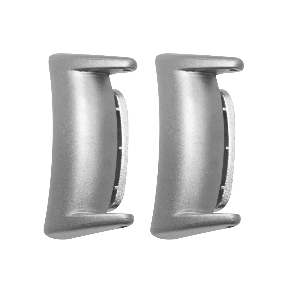 2Pcs Sleek Stainless Steel Wat - Silicone Band Replacement recension och pris